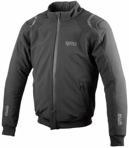 Blouson textile de moto noir GMS Falcon XL avec tissu anti-abrasion
