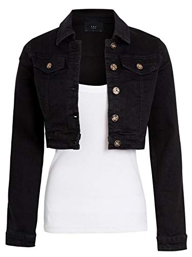 SS7 Damen Kurze Jeansjacke