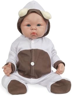Vollence 19 inch Realistic Real Baby Doll, Lifelike Baby Dolls - Girl