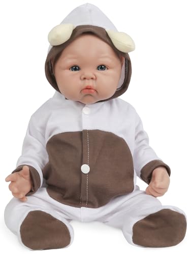 Vollence 19 inch Realistic Real Baby Doll, Lifelike Baby Dolls - Girl