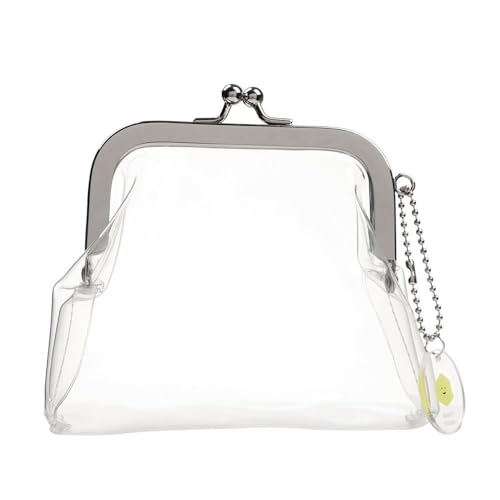 Lipstick Bag Simple Storage Transparent Coin Purse Travel Clutch Purse Women's(transparent)