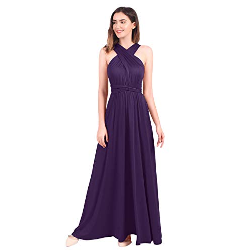 Abendkleid Lang Damen Sexy R�ckenfreies Multiway Bandage Wickelkleid Festlich Hochzeitskleid Brautkleid Brautjungfernkleider Cocktailkleid...