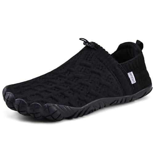 Image of WateLves Barefoot Water Shoes Women Men Beach Breathable Walking Shoes Anti Slip Wide Toe Minimalist Zero Drop Sneakers for Travel Hiking Yoga