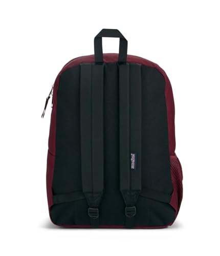 Image of JanSport Cross Town Backpack 17 inch x 12.5 inch x 6 inch - Simple Bag for Everyone with 1 Main Compartment, Front Utility Pocket - Premium Class Accessories - Russet Red