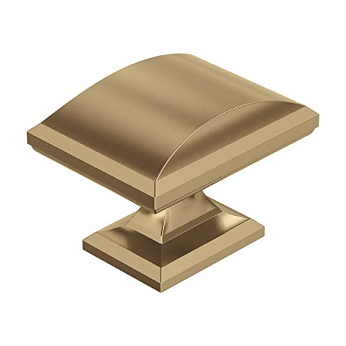 Amerock 1-1/2" Rectangle Candler Champagne Bronze Cabinet Knob by Amerock - Used condition - US$7.08