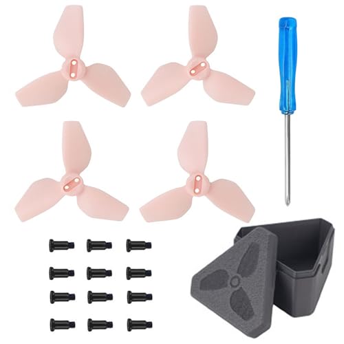 TEHAOUU �J���[�����p�v���y�� 4�p�b�N �ȒP���t�� ���肵����s �{�[�i�X�v���y�����[�P�[�X�t�� DJI NEO Drone�Ή� (4�� �s���N)