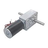 Spannung: DC12V Argerrant 1pc DC 12V Getriebe Schneckengetriebemotoren Wendegetriebemotor mit hohem Drehmoment Getriebemotor 12-470RPM Elektro Getriebe Reducer Motor (Größe : 160 RPM)