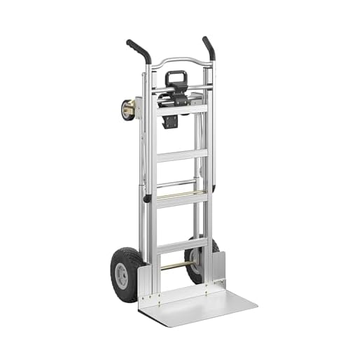 Cosco 3-in-1 Aluminum Hand Truck/Assisted Hand Truck/Cart w/ flat free wheels