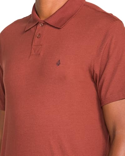 Volcom Short Sleeve Polo Shirt – Classic Fit, Soft Cotton Blend, Modern Casual Style4