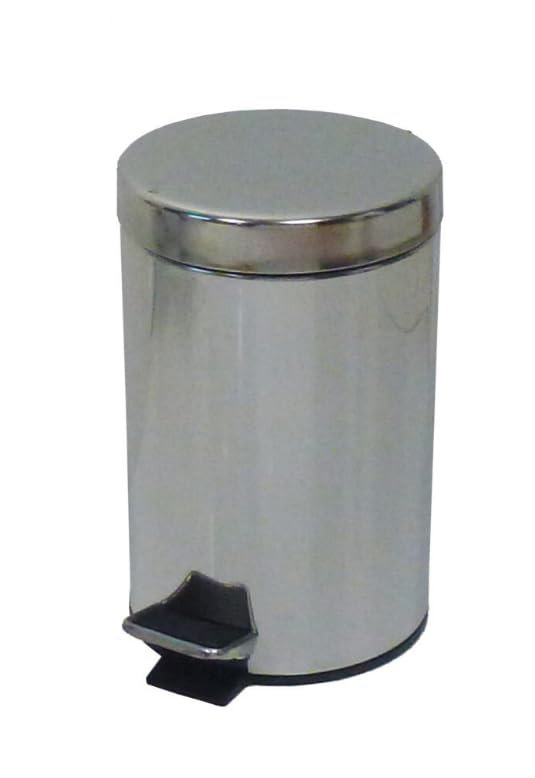 Image of Round Pedal bin 5L Stainless Steel