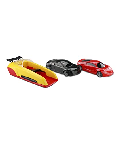 Roma Jensen Carrinho New Jetcar com 2 Car Rampa Roma 41 cm