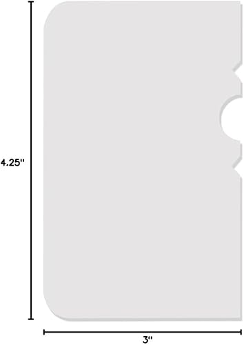 Miniatura 7 de PME Rascadores laterales - Juego de 4 piezas de plástico con borde estampado