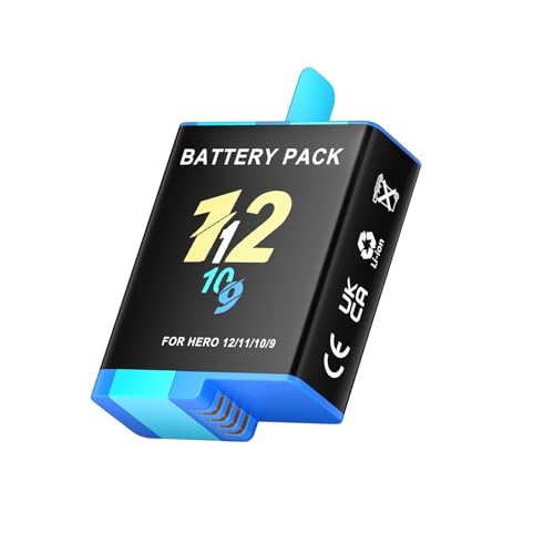 Capacità di 2000 mAh: la batteria ad alta capacità prolunga il tempo di ripresa, consentendo una registrazione ininterrotta.
