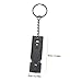 TOYANDONA Stainless Steel Dual Tube Whistle with Keychain Loud Emergency Survival Whistle for Camping Hiking Gym School and Outdoor Activities