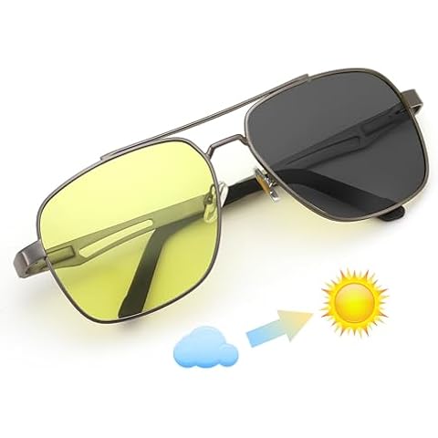 FEISEDY Photochromic Aviator Sunglasses B0172 Cover
