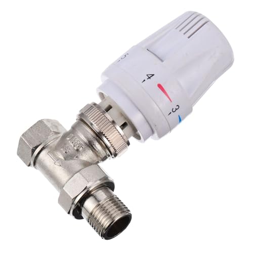 Gadpiparty Válvula Termostática para Radiador Control Preciso de Temperatura Vías para Sistema de Suelo Radiante Automático para Calefacción