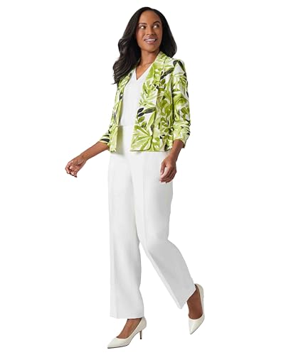 Kasper Women's Fly Away Cardigan, Kiwi Multi2