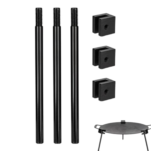 Barbacoa de pie para hoguera con cadena de suspensión: trípode de cocina ajustable para exteriores de precisión. Diseñado para ser un poco entusiasta y un trípode biieses imprescindible para cualquier