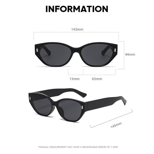 Image of Dervin UV Protected Cat Eye Retro Sunglasses for Women