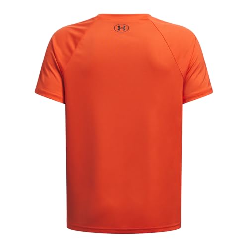 Image of Under Armour Boys' Tech Hybrid Printed Fill Short-Sleeve T-Shirt