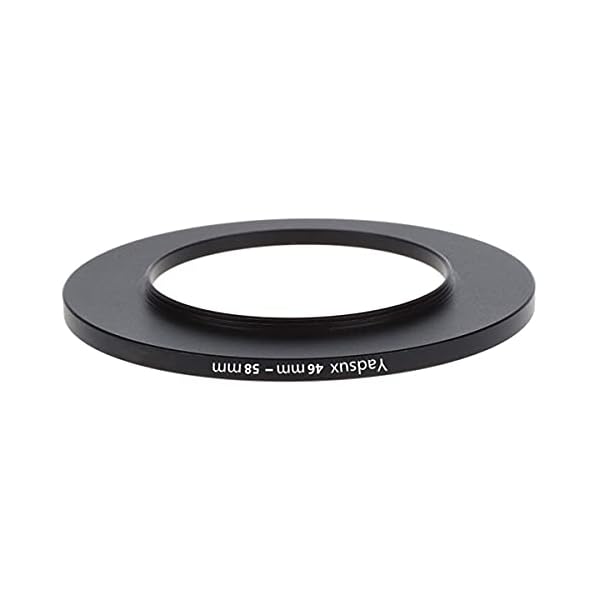 46 mm auf 58 mm Step-Up-Ring, für Kameraobjektive und Filter, Metallfilter, Step-Up-Ringadapter, der Anschluss 46 mm Objektiv auf 58 mm Filterobjektiv-Zubehör – Bild 3