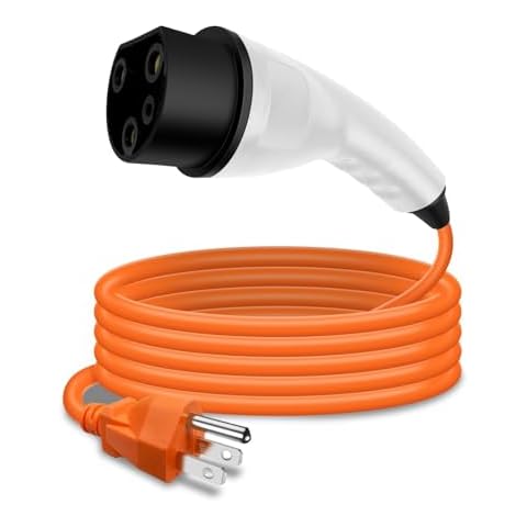 yourheey Charging Power Cord Assembly Fits for Evolution ICON Golf Carts,110V-240V 3 pin Golf Cart Charge Plug and 10FT Cable,Replace OEM# 2.04.0620 ST-031016-PT （Plug and Play） Cover