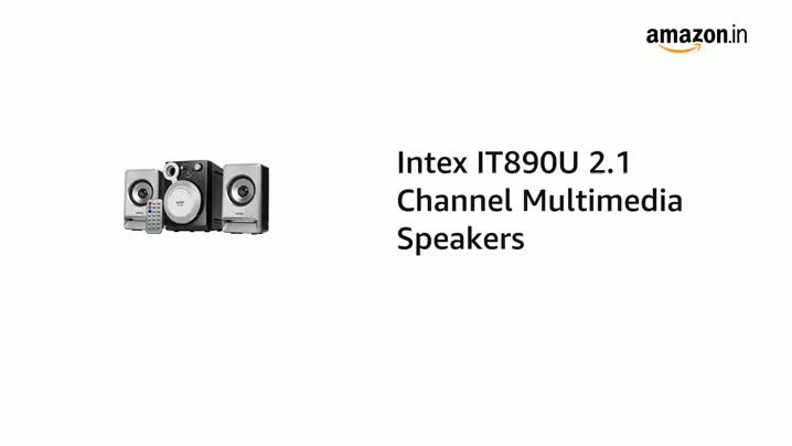 intex it890u 2.1 channel multimedia speakers