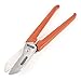 Aexit Dark Orange Handle British Tinsmith Snips Iron Scissors 11.8
