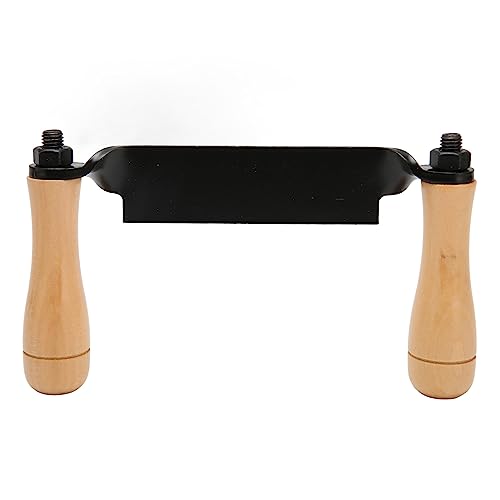 Couteau à Tirage Droit, Lame en Acier, Manche en Bois, Outil de Rasage Poli à Haute dureté pour Meubles en Bois en Rondins
