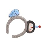 Pocoiau Plüsch-Haarband mit Pinguin-Motiv für Damen und Mädchen, Kostüm, Event-Zubehör, Kopfbedeckung, tägliches Tragen, Gesichtswäsche, Haarreifen, Pinguine, Fischkostüm, Haarreifen