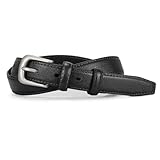 [JASGOOD] ベルト レディース 革 レザー 幅2.3cm ビジネス スーツ ベルト 細 おしゃれ 女性用 プレゼント 黒