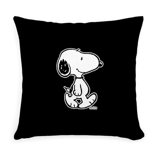 Image of CafePress Peanuts Snoopy Everyday Pillow Square Pillow, Decorative Accent Pillow Woven