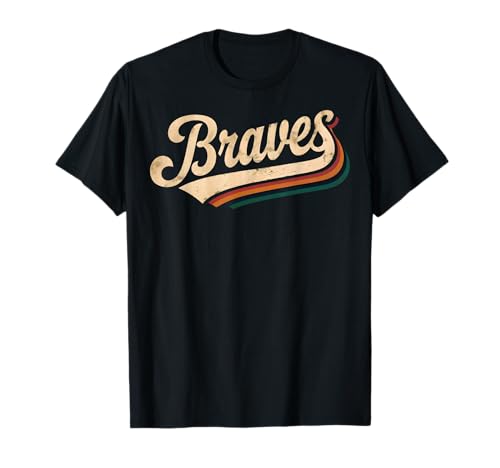 Vintage Braves Retro Gifts Men Women Kids Girl Boy T-Shirt