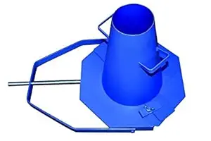 Slump Cone Test (38 x 38 x 42 cm, Blue)/Test Apparatus/Cements and Concrete Testing Equipment PACK OF 1