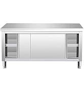 Amazon.co.jp: FXLKLUXE ステンレス作業台 業務用 調理台 キッチン調理