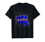 Cape Verde Flag Shirt Cape Verdean Flag Fist Gift