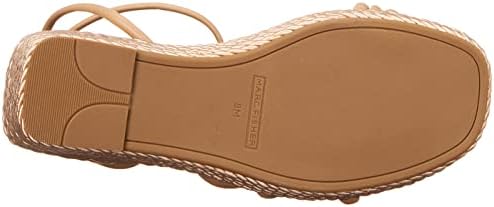 Marc Fisher womens Zeki Wedge Sandal, Wheat, 11 US | Image 3
