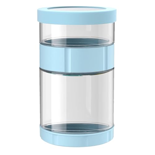 Duroecsain Vaso Di Sottaceti | Vaso Orologio Per Sottaceti,Bottiglia di Vetro Ampia con Separazione Bagnata e Secca, Antigoccia e Invertibile per Miele, Yogurt, Fermentazione e Insalata