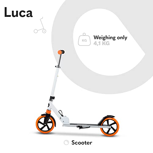 LIONELO Luca Roller kinderen volwassenen step tot 100 kg wielen 200 mm ShockResist schokdemper instelbare stuurhoogte… - Afbeelding 3