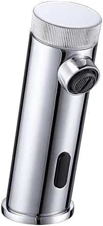 Grifo de lavabo automático con sensor cromado agua fría y caliente