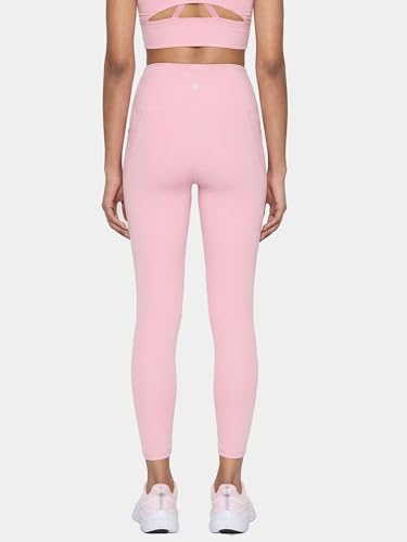 Image of Enamor High Rise 7 /8th Length Adjustable Drawstring Workout Leggings for Women - Hugged Fit, Quick Dry, Antimicrobial - A605