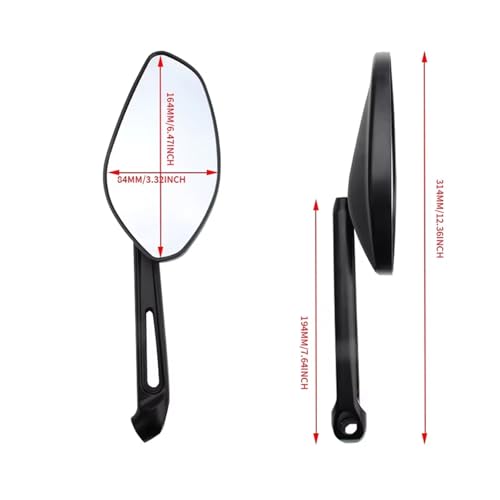 Espejo retrovisor lateral XNSS350 retrovisores moto contra vibraciones 4