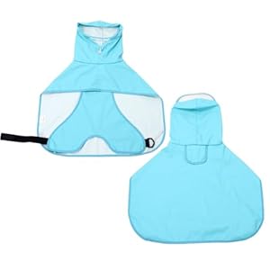 Regulable Dog Rain Jackets Snowproof Windproof Clothes Removable Dog Raincoats for Comfortable Dry Walks