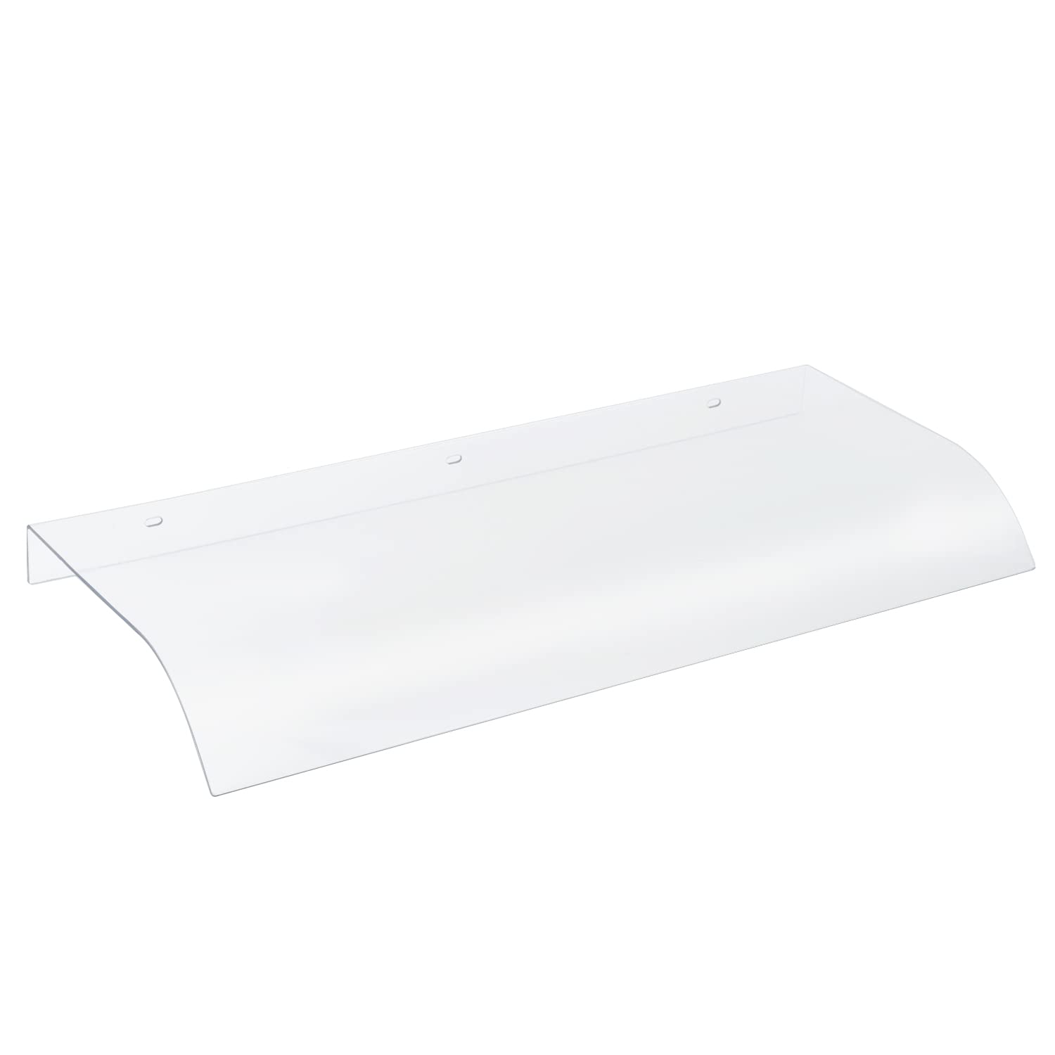 Gimisgu Vordach Haustürvordach 40x80cm Regenschutz Pultbogenvordach 3,5mm Transparent Pultvordach Überdachung Vordach für Haustür
