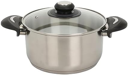 ZAMETTER 8L Schnellkochtopf - Emaillierter Multifunktionstopf Für Die Familie