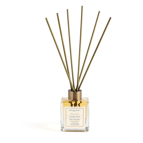 Image of Atelier Rebul Istanbul Golden Hour Reed Diffuser, Pear, Jasmine, 120ml