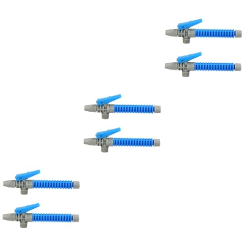 VICASKY 3sets 2pcs Ergonomic Spray Nozzles with Non Slip Handle Durable Plastic Sprayer Replacement for Garden and Agricultural Use Fits Standard Hose Random Color 2pcs*3