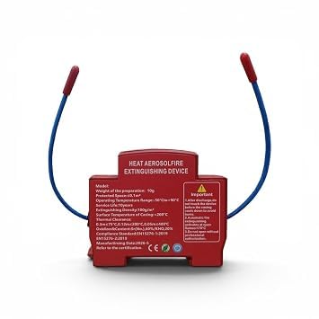 SIBASS Heat Aerosol Fire Extinguishing Device,Din-Rail-Mounted, for Electricity Meter Box,MCB Box and Solar Distribution Box-image-8