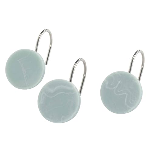 Nicole Miller - Shower Curtain Hooks, Resin Bathroom Accessories, Dorm