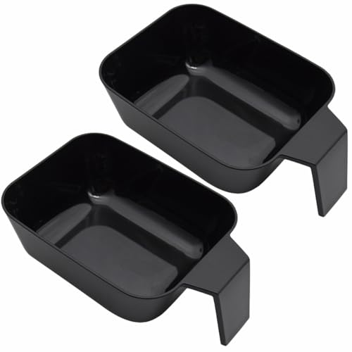 SAFIGLE 2 Pièces Bol de Teinture pour Cheveux avec Poignée Bol de Mélange DIY pour Coloration Outil Coiffure Portable et Empilable Facile à Nettoyer pour Usage Salon et Maison pour Couleur